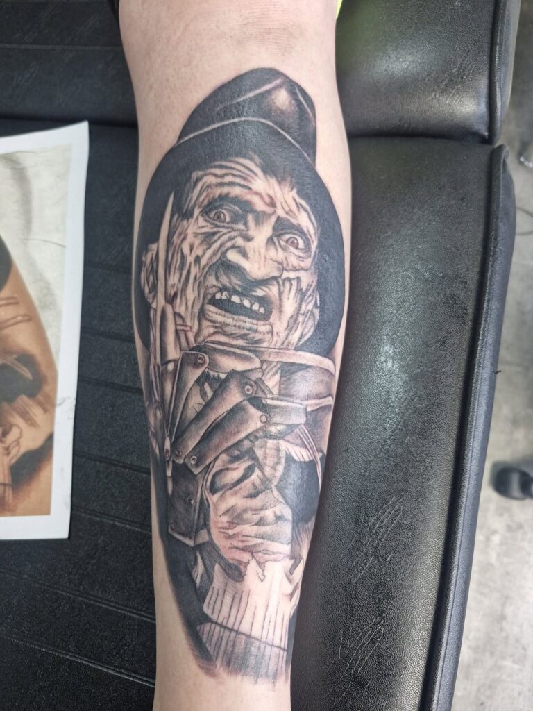 Tattoo von Rummel Art Verden – Realistic Portrait-Sleeve – Arm